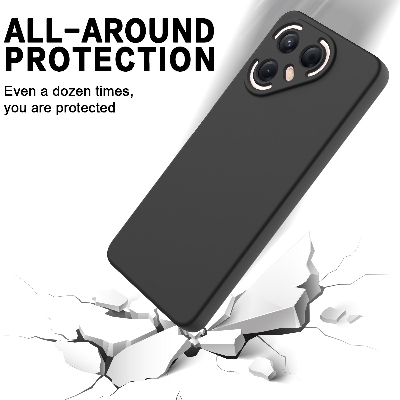 Picture of For Tecno Pova 7 Pro Back Cover Soft Original Square Liquid Silicone Phone Case Full Cover
