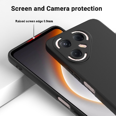 Picture of For Tecno Pova 7 Pro Back Cover Soft Original Square Liquid Silicone Phone Case Full Cover