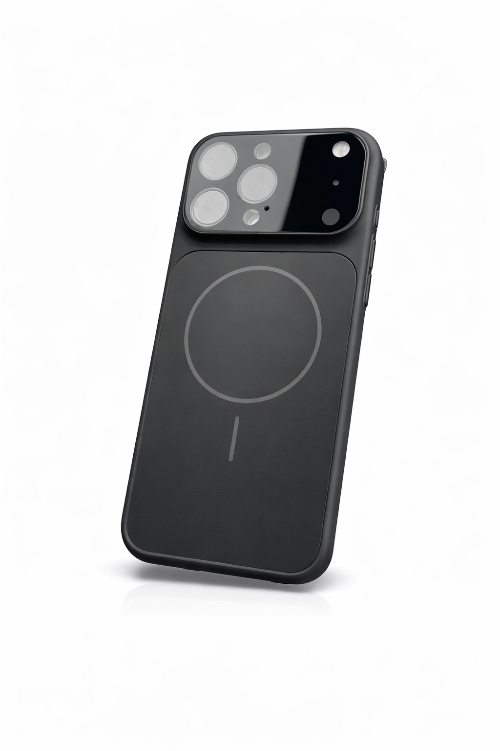 Picture of Fashion Orange Glass Case Compatible for IPhone 17 Pro Max 16 15 14 13 Pro Max Air Luxury Glass Matte Magnetic Wireless Charging Cover