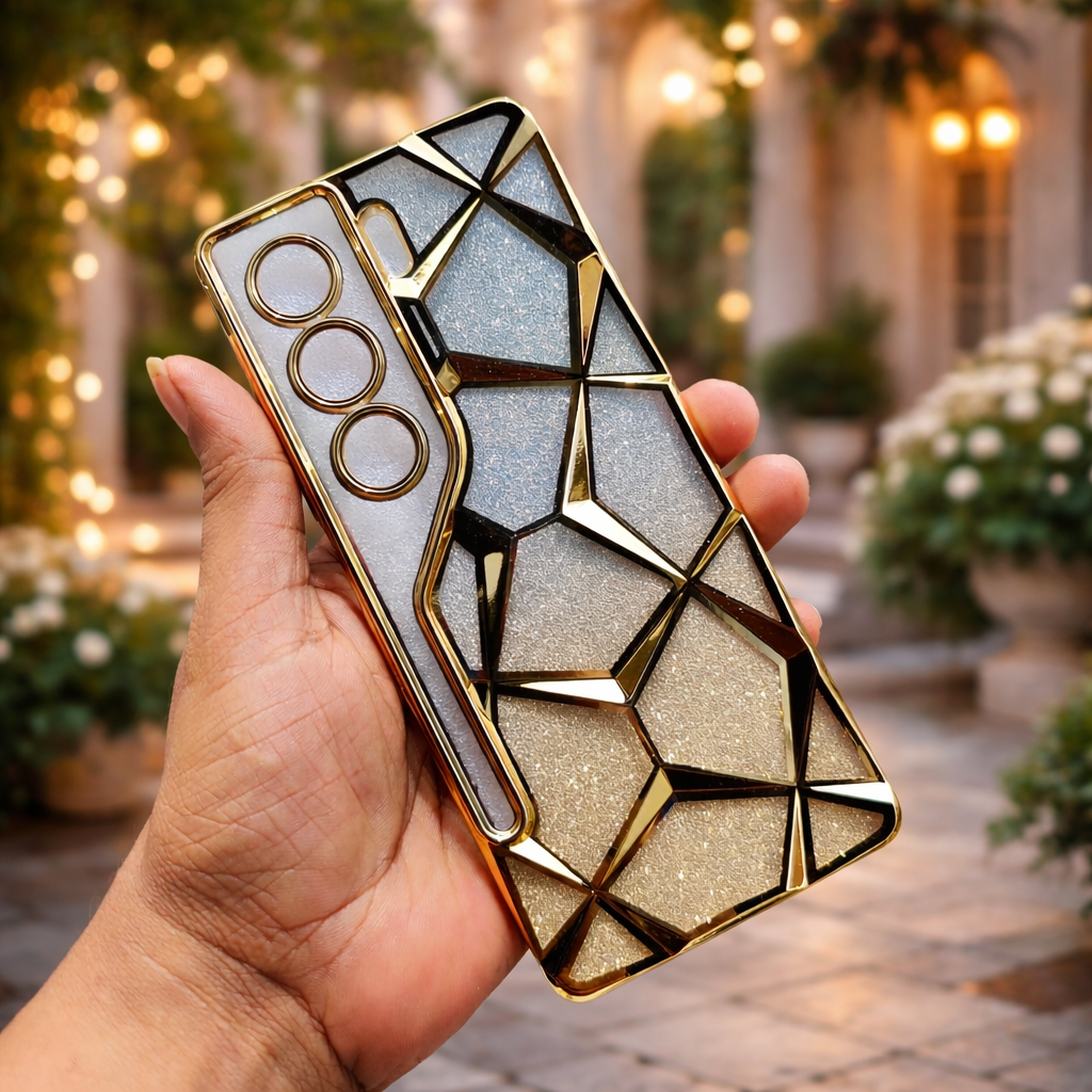 Picture of For Tecno Camon 40  Luxury Glitter Daimond Case Back Cover Ultra Thin Soft Luxury Square Phone Case For Tecno Camon 40  Back Case