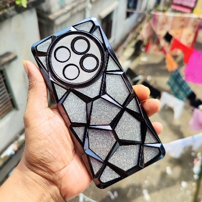 Picture of For Honor X9C Luxury Glitter Diamond Case Back Cover Ultra Thin Soft Luxury Square Phone Case For Honor X9C Back Case