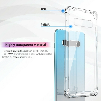 Picture of Samsung Galaxy S10 Plus Anti Shock See Through Mobile Back Cover