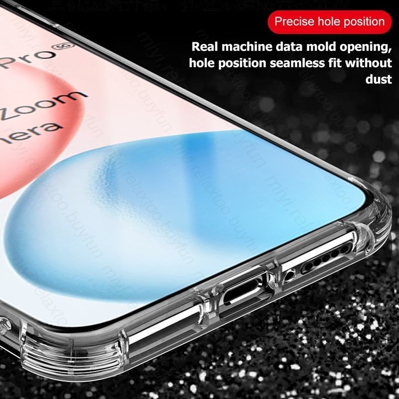 Picture of for infinix GT 30 Pro 5G Clear Casing Compatible Transparent TPU Phone Case Shockproof Casing Protection Anti-fall Soft Back Cover
