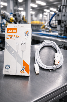 Picture of LDNIO Fast Charging Type C Cable, USB-A to Type-C Cable-1M