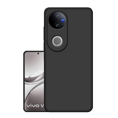 Picture of Matte Finish Soft Back Case Cover for Vivo V50 / V50e / Vivo T4R (5G) - Black