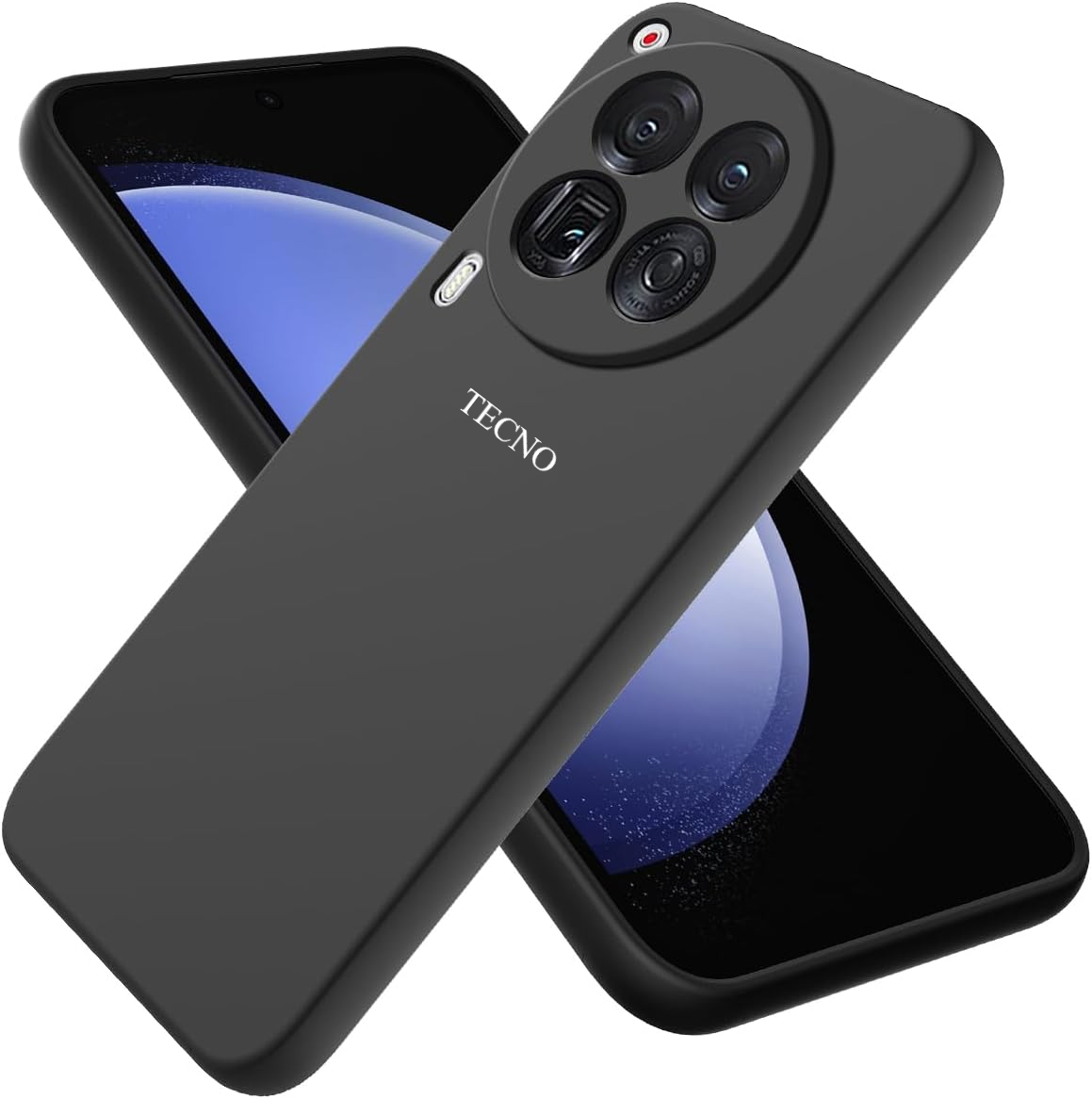 Picture of For Tecno Camon 30 Luxury Shockproof Camera Protective Liquid Soft Silicone Case Back Cover