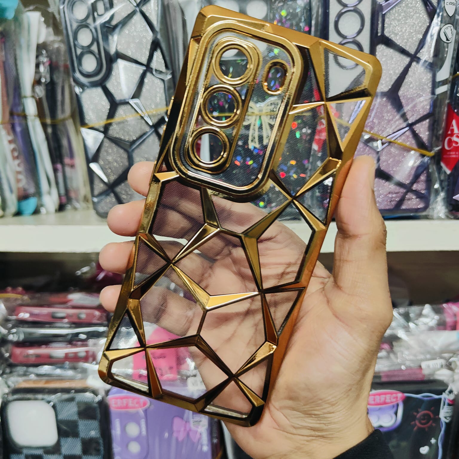 Picture of Infinix Hot 50 Pro Plus/Hot 50 pro Luxury Gradient Quicksand 3D Diamond TPU Case