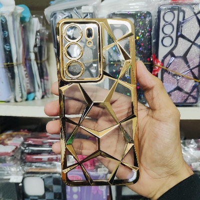Picture of For Realme C75 / Realme 14X Luxury Plating Gradient Colorful Quicksand 3D Glitter Diamond Phone Case For Realme C75 / Realme 14X Cases TPU Clear Soft Silicone Back Cover