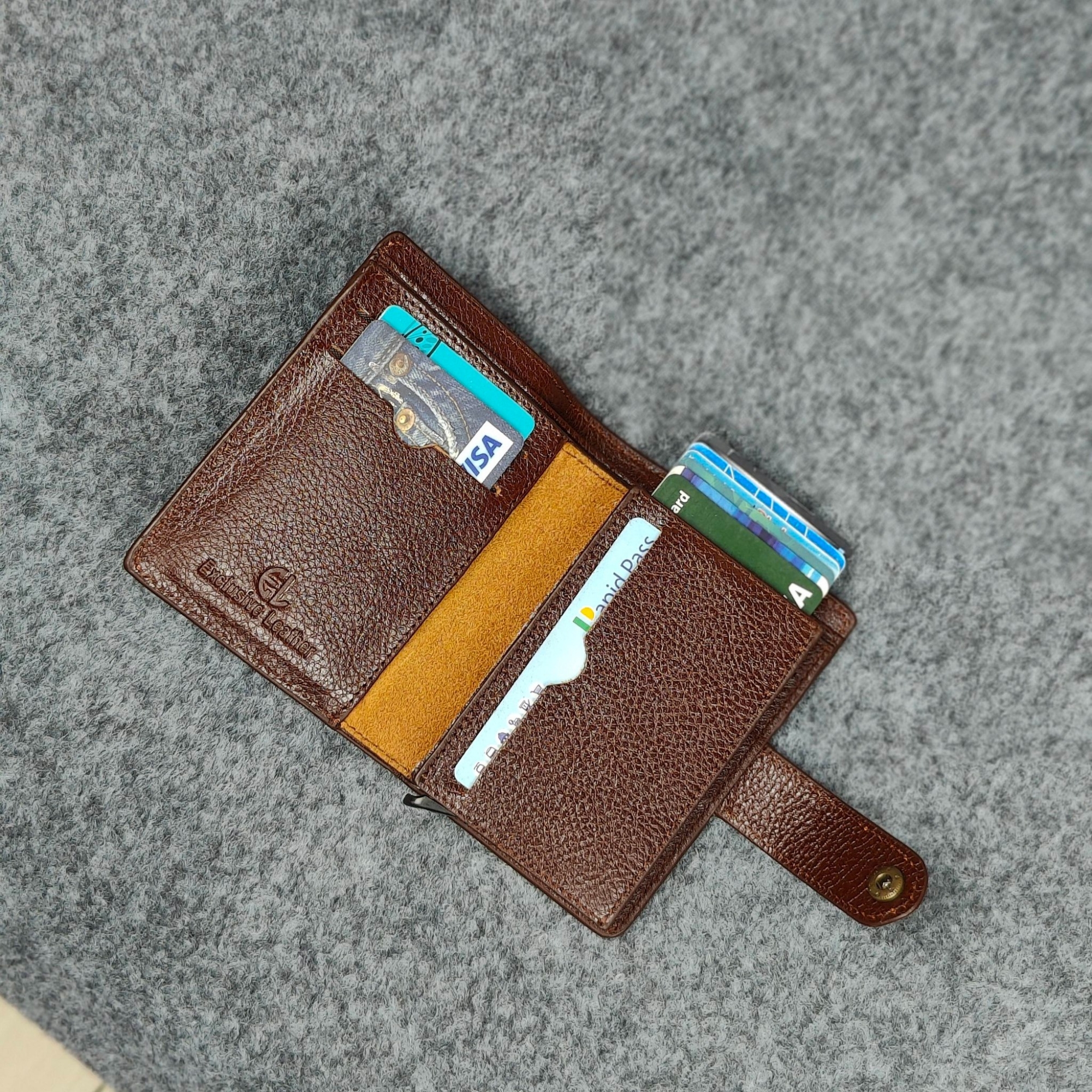 Picture of RFID Blocking Wallet – Black/Broun
