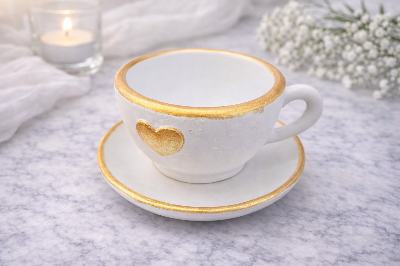 Picture of Handmade Candle Cup for Valentine Home Office Garden Wedding