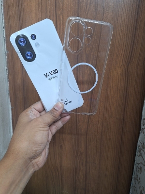 Picture of for vivo v60 hard anti yellow back cover