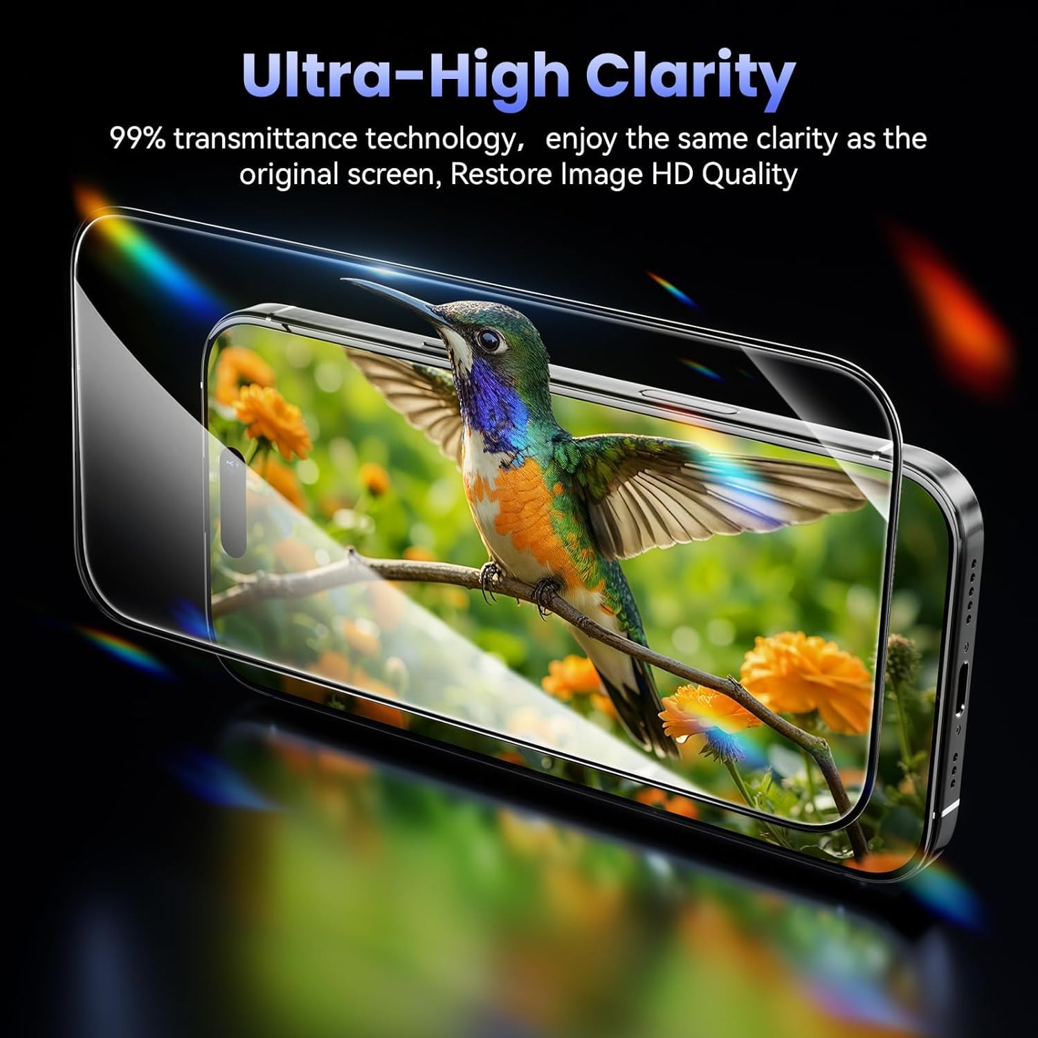 Picture of Tempered Glass Screen Protector Compatible for OnePlus 13s / 13S 5G with Edge to Edge Coverage and Easy Self Installation kit (OnePlus 13s 5G)