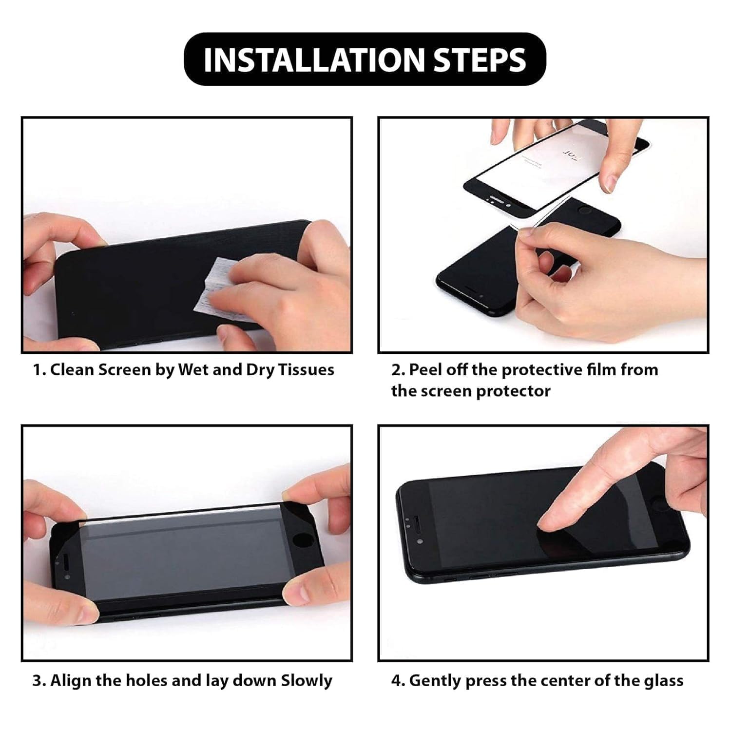 Picture of Tempered Glass Screen Protector Compatible for OnePlus 13s / 13S 5G with Edge to Edge Coverage and Easy Self Installation kit (OnePlus 13s 5G)