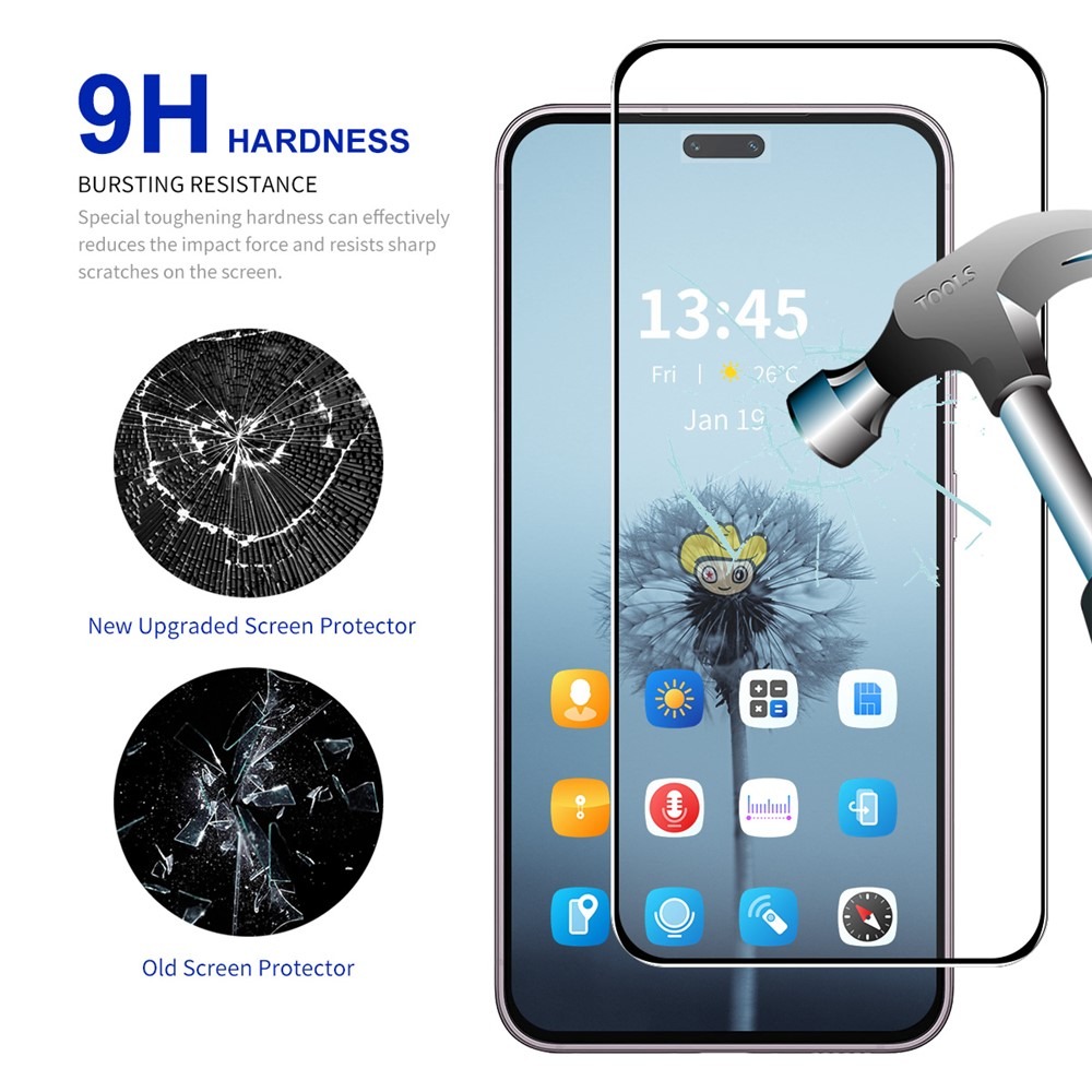 Picture of Screen Protector For Honor X8C Glass Screen Protector Tempered Full Cover Soft Screen Protector