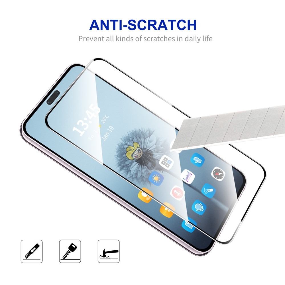 Picture of Screen Protector For Honor X8C Glass Screen Protector Tempered Full Cover Soft Screen Protector
