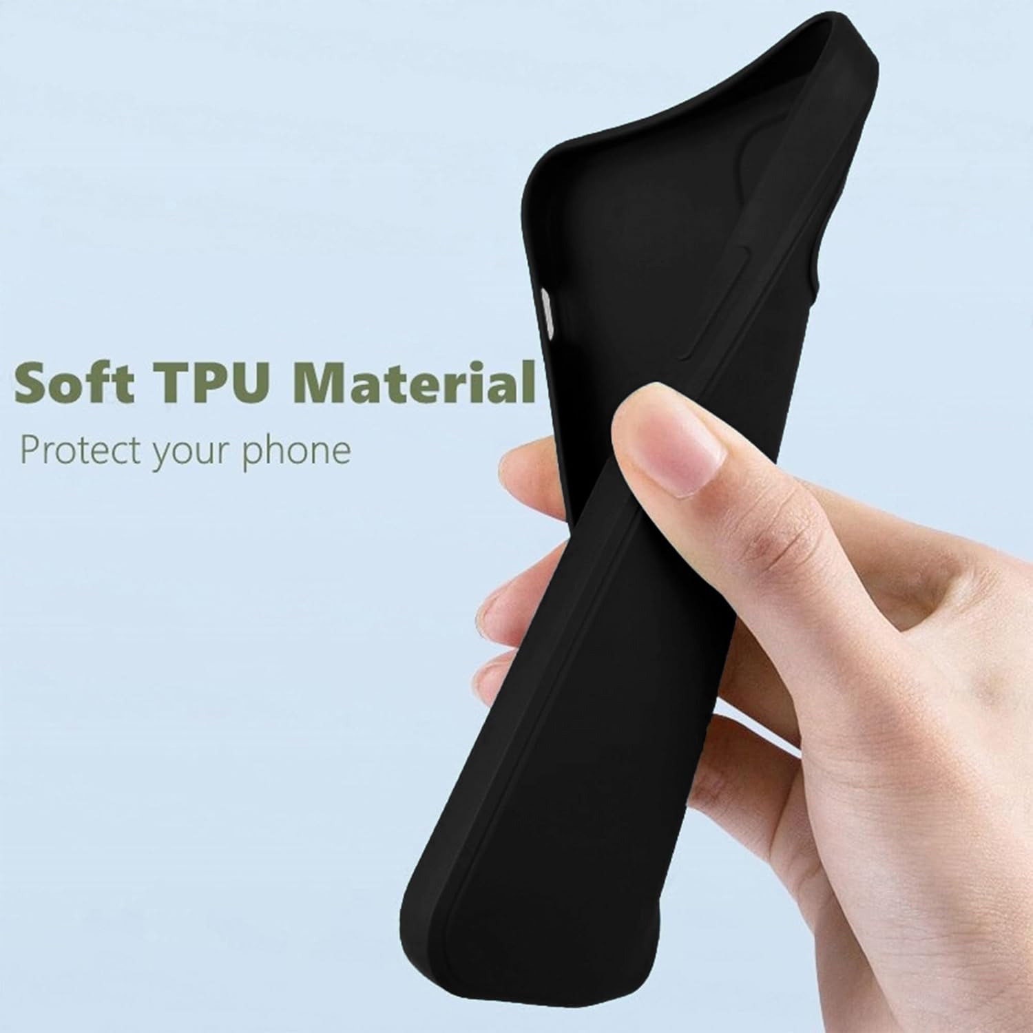 Picture of TheGiftKart Sleek Back Cover Case forXiaomi 14 Civi 5G/Xiaomi Civi 4 Pro  | Slim Fit Protective Design | Ultra Matte Finish | Camera Protection Bump | Soft Silicon Back Cover Case for Xiaomi 14 Civi 5G (Silicone, Black)