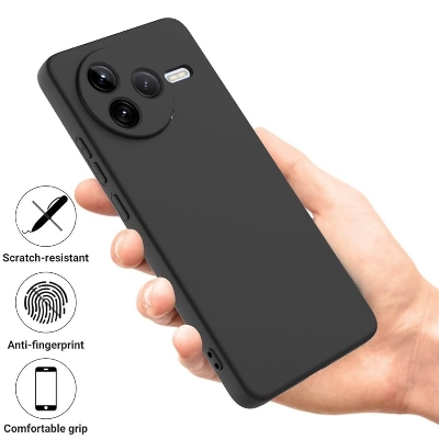 Picture of For Xiaomi Poco F7 Pro / Xiaomi Redmi K80 Liquid Silicone Soft Gel Rubber Shockproof Back Cover Hi quality Silicone Phone Case Cover Liquid Silicone Back Cover phone Case