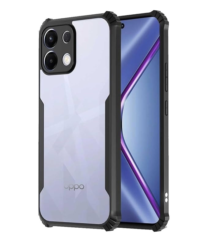 Picture of For Oppo k12s/k13 5g Xundd Protective Airbag Bumper Transparent Back Side Clear Phone Case Back Cover