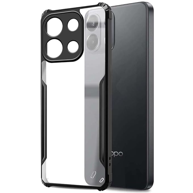 Picture of For Oppo k12s/k13 5g Xundd Protective Airbag Bumper Transparent Back Side Clear Phone Case Back Cover