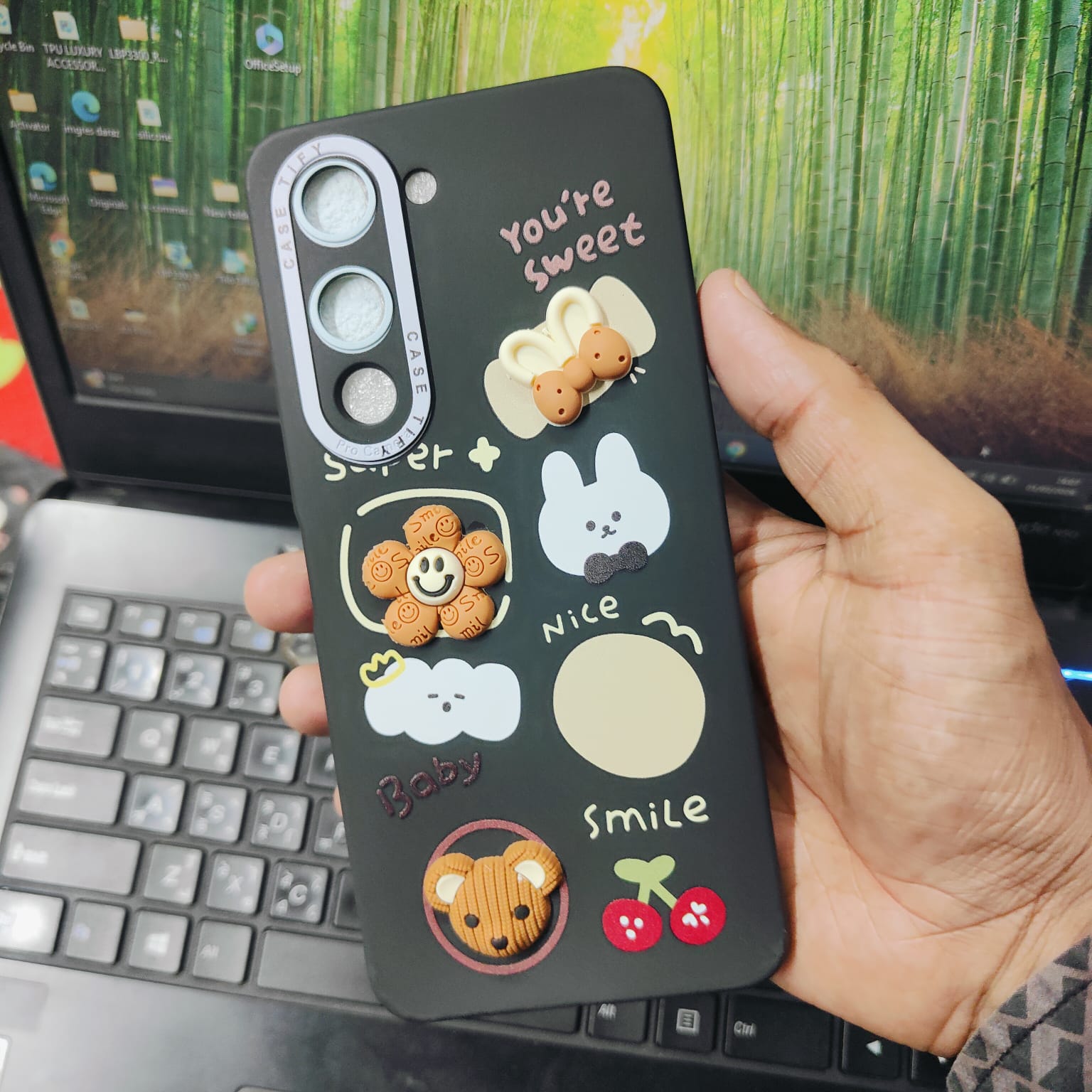 Picture of Soft Ladies Back Cover for Vivo Y04 / Vivo Y19e / Vivo Y29s 5G