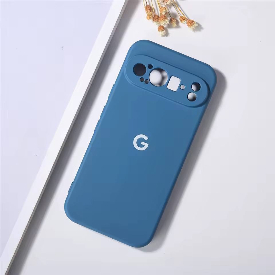 Picture of For Google Pixel 6, Pixel 6A , Pixel 6 Pro, Pixel 7, Pixel 7A , Pixel 7 Pro, Pixel 8, Pixel 8A, Pixel 8 Pro, Pixel 9, Pixel 9 Pro, Pixel 9 Pro XL Box Liquid Silicone Soft Back Covers Camera Protective Flexible Mobile Phone Cases