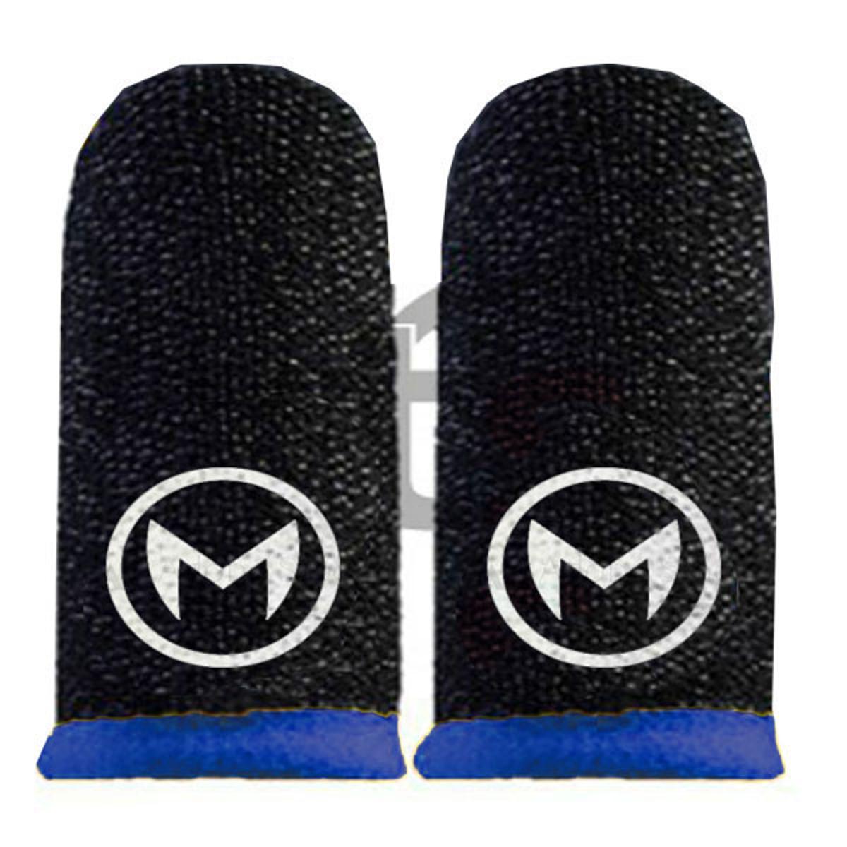 Picture of Memo – 1 Pair(2 Pcs) Breathable PUBG Mobile Finger Sleeve / Sweatproof Gloves for PUBG Mobile Gaming - Black / Finger Grip For Gaming / PUBG Finger Sleeves / PUBG Finger Gloves / PUBG Finger Cover / PUBG Finger Grip / Free Fire Fiinger Sleeves