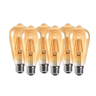Picture of 6PCS LED Edison Light Bulbs Gold