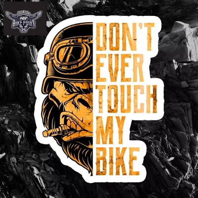 Picture of all Bike Sticker - Abe hala side a chap,( Waterproof & Premium quality