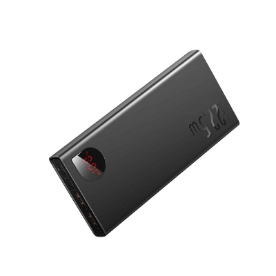 Picture of Baseus Adaman Metal Digital Display Quick Charge Power Bank 10000mAh 22.5W Black -Black