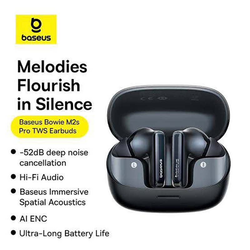 Picture of Baseus Bowie M2s Pro TWS Earbuds -Black