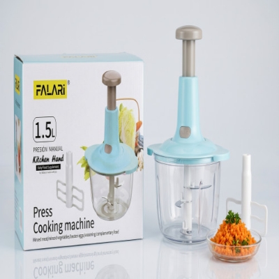 Picture of Falari 1.5L Manual Press Food Chopper for Vegetables & Meat