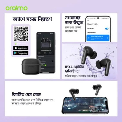 Picture of oraimo SpaceBuds Lite Sound360 Anti-Lost True Wireless Earbuds