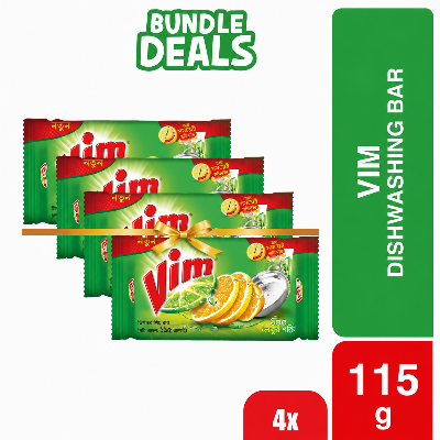 Picture of Vim Dishwashing Bar 115g (Bundle of 4)