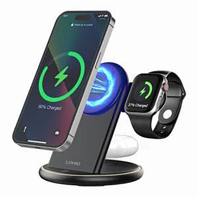 Picture of LDNIO WL02 5 IN 1 Desktop Wireless Charging Station -Black