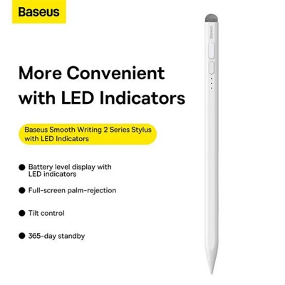 Picture of Baseus Smooth Writing 2 Series Stylus Pen for iPads (Active/Passive Version) -White