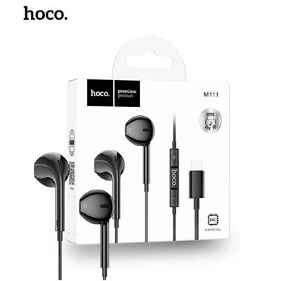 Picture of Hoco M111 Primero Digital Earphone for iPhone -Black