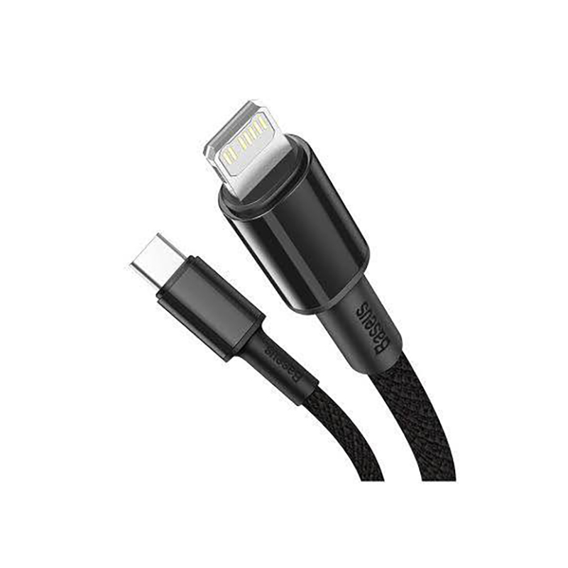 Picture of Baseus High Density Braided Type-C to iP PD 20W Lightning Data Cable -Black