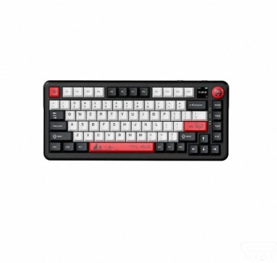 Picture of Ajazz AK820 MAX Plus Tri-Mode Mechanical Keyboard Wine Red
