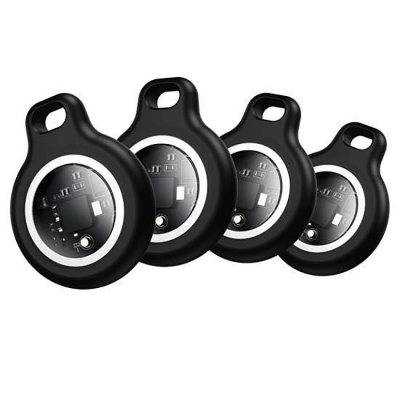 Picture of E91 Tiger smart positioning anti-loss device set (4 pieces) -Black