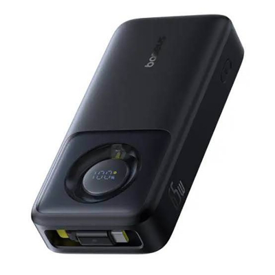 Picture of Baseus NOMOS Series 65W 20000mAh Power Bank with Built-in Retractable Type-C Cable -Black