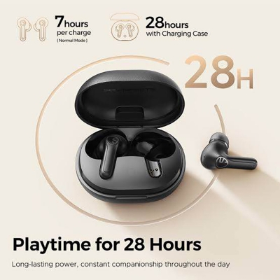 Picture of SoundPeats T3 Pro 35dB ANC Wireless Earbuds -Black