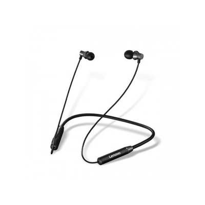 Picture of Lenovo HE05 Wireless In-Ear Neckband Earphones - Black -Black