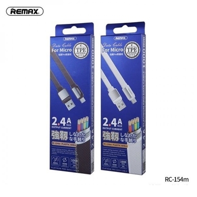 Picture of Remax RC-154m Pro Series Fast Charging High Speed Data Cable for Micro -Black