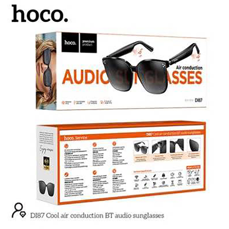 Picture of Hoco DI87 Cool BT Audio Sunglasses -Black