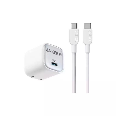 Picture of Combo Anker Zolo Charger 20W IQ & PD iPhone/Samsung/Pixel -White