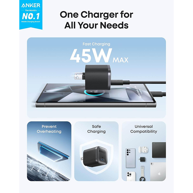 Picture of Anker Nano Pro 1C 45W GaN Charger (A2692)