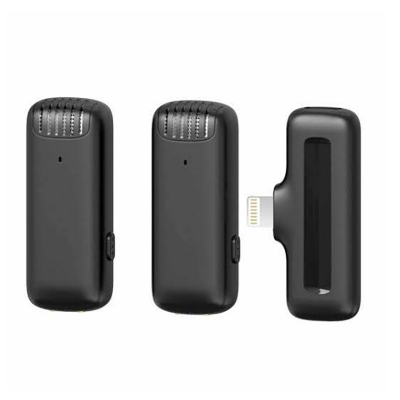 Picture of Ulanzi J12 Wireless Lavalier Microphone Type-C Edition -Black