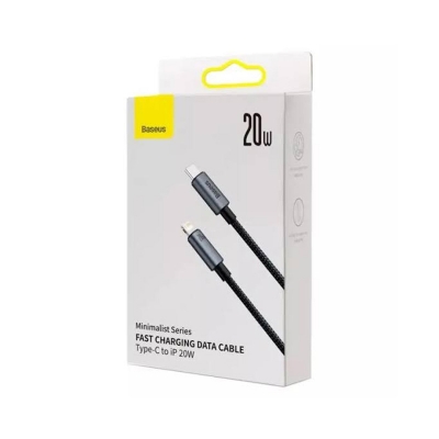 Picture of Baseus Minimalist Series 20W Type-C to Lightning Fast Charging Data Cable -Black