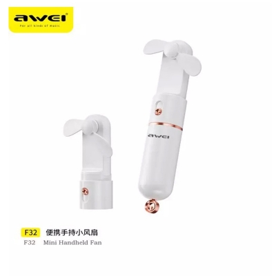 Picture of Awei F32 Rechargeable Fan -White