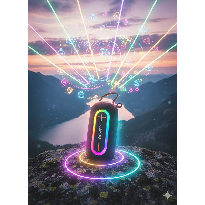 Picture of JIAYOU Sonic 6 Bluetooth Speaker – Powerful 16W Sound, 6-Hour Playback, USB-C Charging